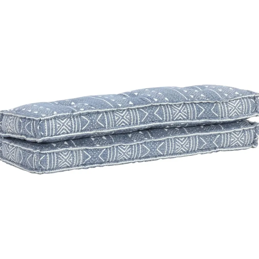 Maison Exclusive Coussins Extérieurs Et Accessoires | - Coussin de chaise de terrasse bleu royal (75+105)x50x4 cm