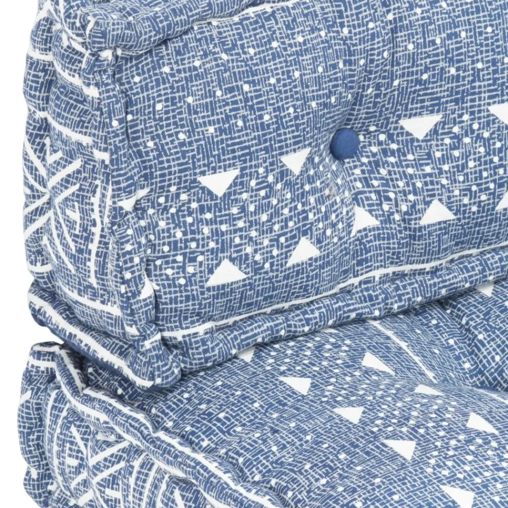 Maison Exclusive Coussins Extérieurs Et Accessoires | - Coussin de chaise de terrasse bleu royal (75+105)x50x4 cm