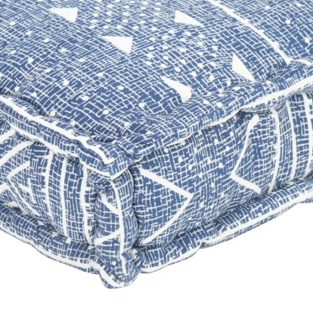 Maison Exclusive Coussins Extérieurs Et Accessoires | - Coussin de chaise de terrasse bleu royal (75+105)x50x4 cm