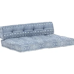 Maison Exclusive Coussins Extérieurs Et Accessoires | - Coussin de chaise de terrasse bleu royal (75+105)x50x4 cm