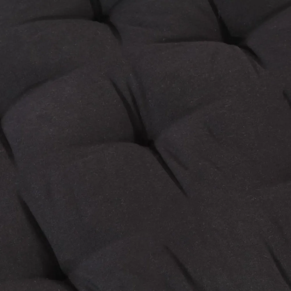 Maison Exclusive - Coussin de plancher de palette coton 120x40x7 cm noir Hot
