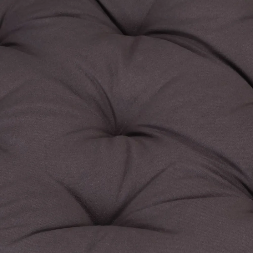 Maison Exclusive Coussins Extérieurs Et Accessoires | - Coussin de plancher de palette coton 120x40x7 cm anthracite
