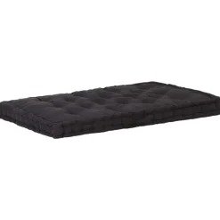 Maison Exclusive - Coussin de plancher de palette coton 120x80x10 cm noir Outlet