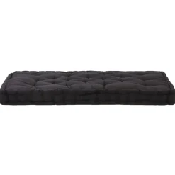 Maison Exclusive - Coussin de plancher de palette coton 120x80x10 cm noir Outlet
