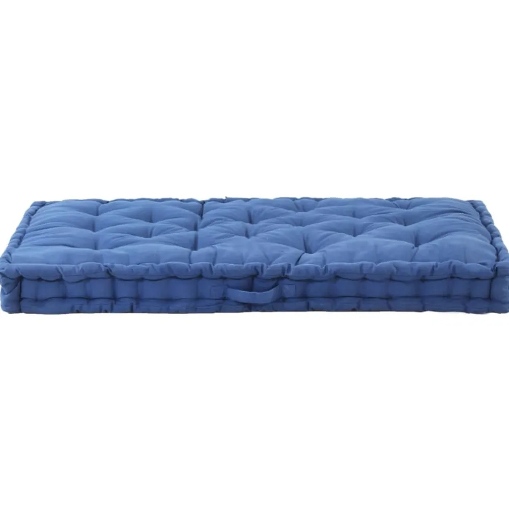 Maison Exclusive - Coussin de plancher de palette coton 120x80x10 cm bleu clair Best