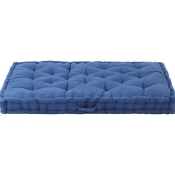 Maison Exclusive - Coussin de plancher de palette coton 120x80x10 cm bleu clair Best