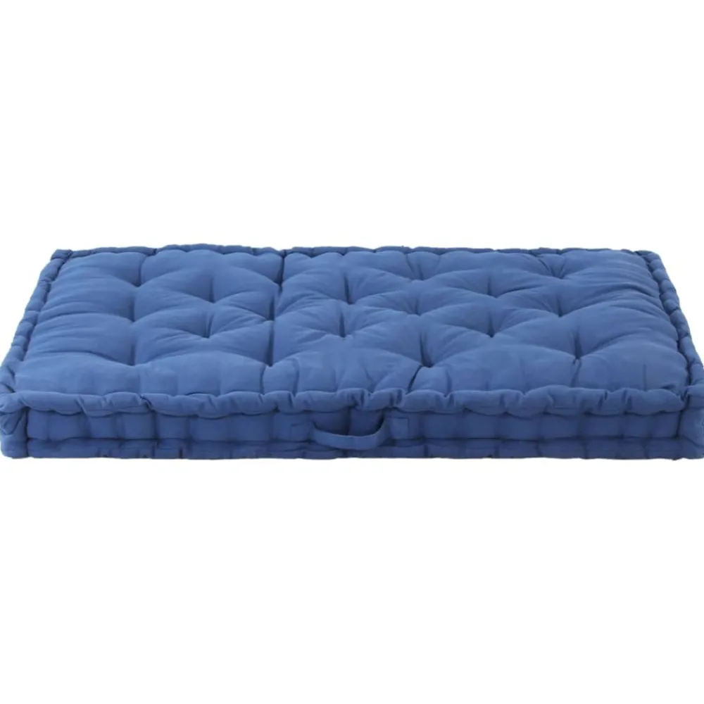 Maison Exclusive - Coussin de plancher de palette coton 120x80x10 cm bleu clair Best