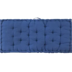 Maison Exclusive - Coussin de plancher de palette coton 120x80x10 cm bleu clair Best