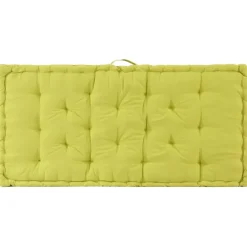 Maison Exclusive Coussins Extérieurs Et Accessoires | - Coussin de plancher de palette coton 120x80x10 cm vert