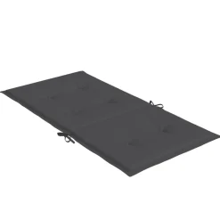 Maison Exclusive - Coussins de chaise à dossier bas lot de 2 anthracite mélangé Clearance