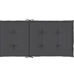 Maison Exclusive - Coussins de chaise à dossier bas lot de 2 anthracite mélangé Clearance