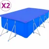 Maison Exclusive - Couvertures de piscine 2 pcs pe rectangulaire 90 g/m² 540x270cm Online