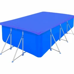 Maison Exclusive - Couvertures de piscine 2 pcs pe rectangulaire 90 g/m² 540x270cm Online