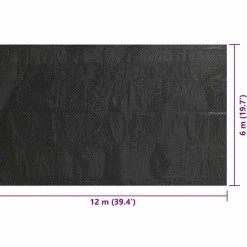Maison Exclusive Piscines Et Spas | - Couverture de piscine noir 260 x 160 cm pe