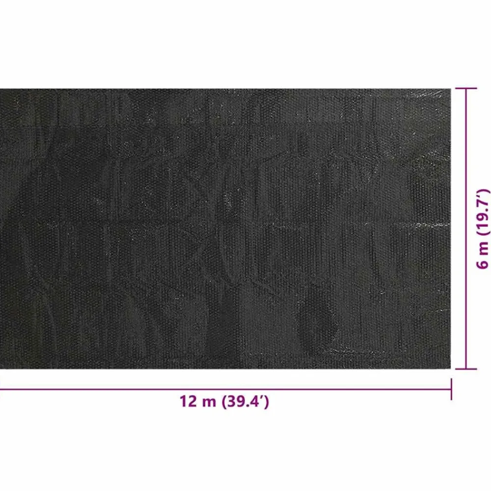 Maison Exclusive Piscines Et Spas | - Couverture de piscine noir 260 x 160 cm pe