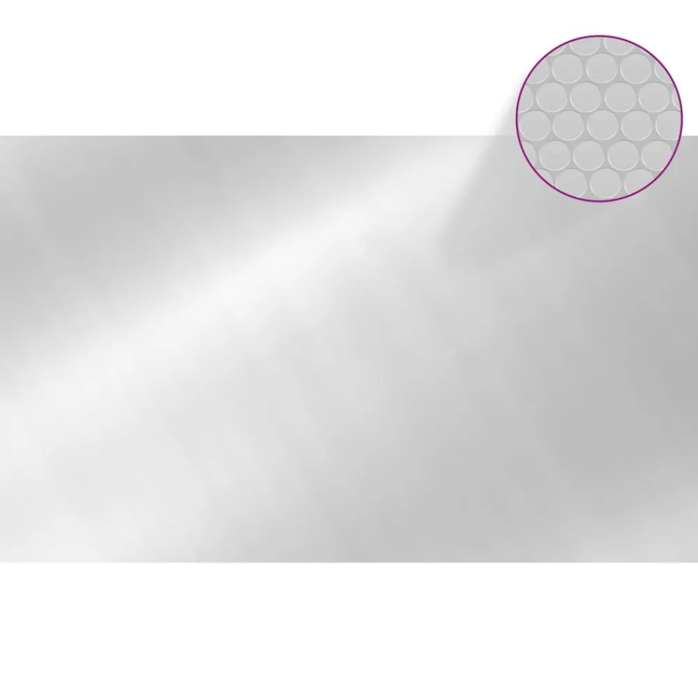 Maison Exclusive Piscines Et Spas | - Couverture de piscine rectangulaire 1000x600 cm pe argenté