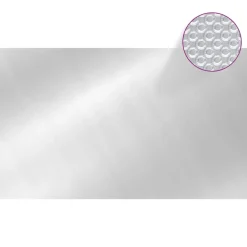 Maison Exclusive Piscines Et Spas | - Couverture de piscine rectangulaire 1000x600 cm pe argenté