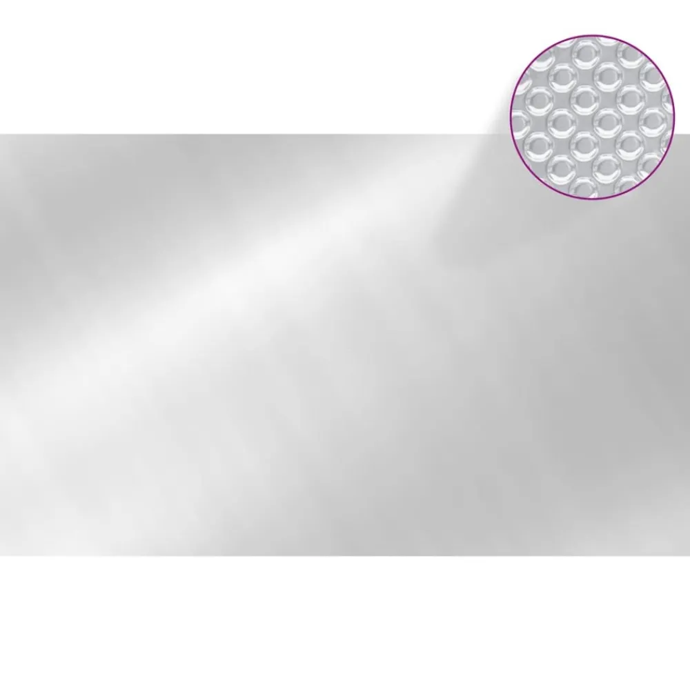 Maison Exclusive Piscines Et Spas | - Couverture de piscine rectangulaire 1000x600 cm pe argenté