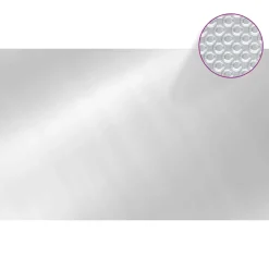 Maison Exclusive Piscines Et Spas | - Couverture de piscine rectangulaire 800x500 cm pe argenté