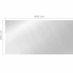 Maison Exclusive Piscines Et Spas | - Couverture de piscine argenté 600x300 cm pe