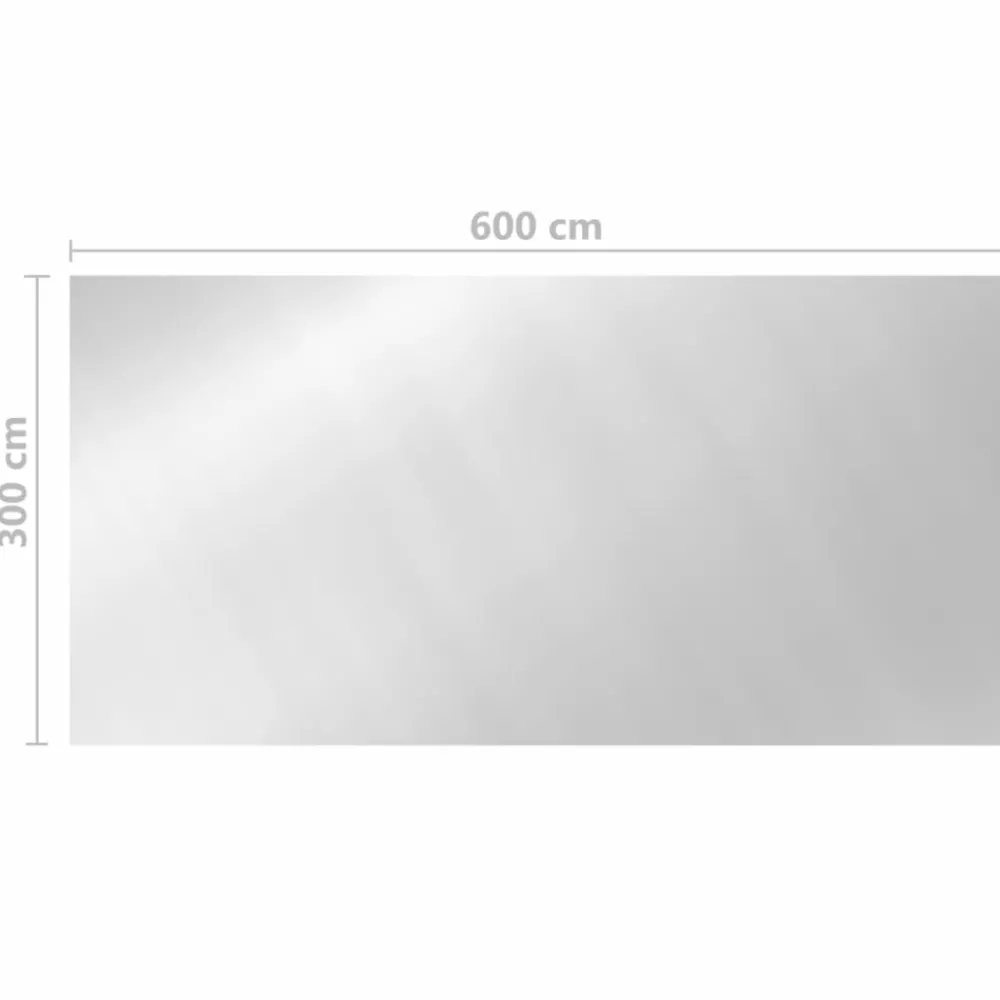 Maison Exclusive Piscines Et Spas | - Couverture de piscine argenté 600x300 cm pe