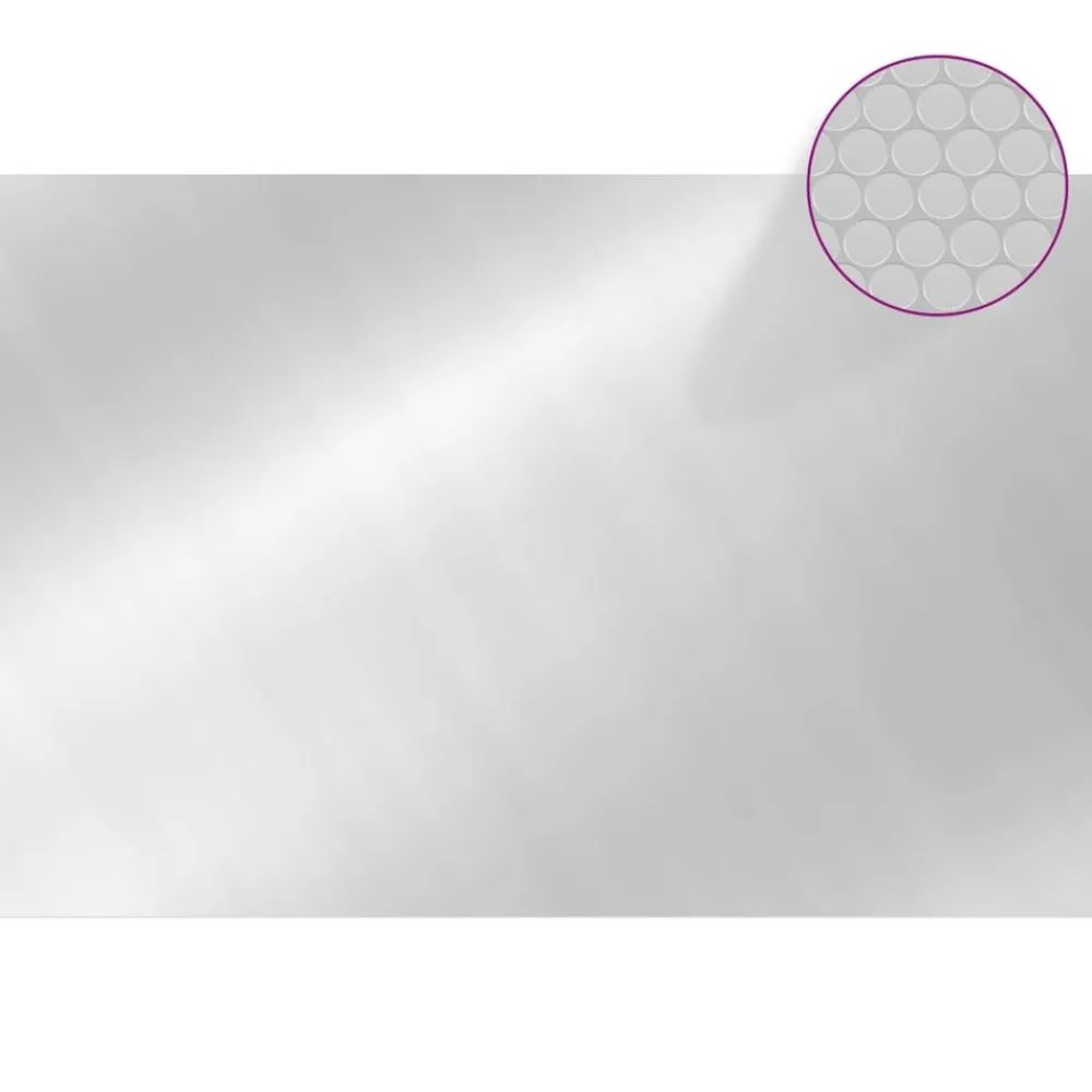 Maison Exclusive Piscines Et Spas | - Couverture de piscine rectangulaire 600x400 cm pe argenté