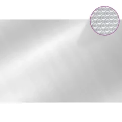 Maison Exclusive Piscines Et Spas | - Couverture de piscine rectangulaire 600x400 cm pe argenté