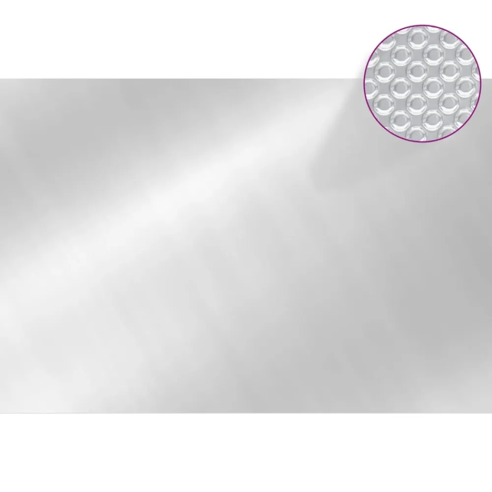 Maison Exclusive Piscines Et Spas | - Couverture de piscine rectangulaire 600x400 cm pe argenté