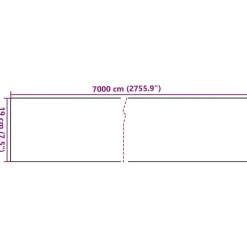 Maison Exclusive Brise-Vues, Bordures Et Dallages | - Écran d'intimité de jardin pvc 70 x 0,19 m vert