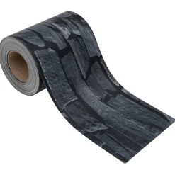 Maison Exclusive Brise-Vues, Bordures Et Dallages | - Écran d'intimité de jardin pvc 35x0,19m gris d'aspect de pierre