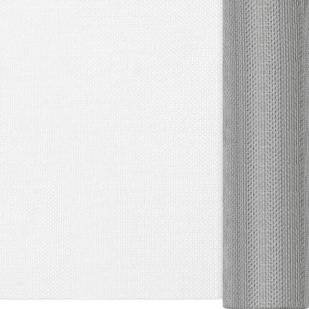 Maison Exclusive Brise-Vues, Bordures Et Dallages | - Écran en treillis acier inoxydable 112x500 cm argenté