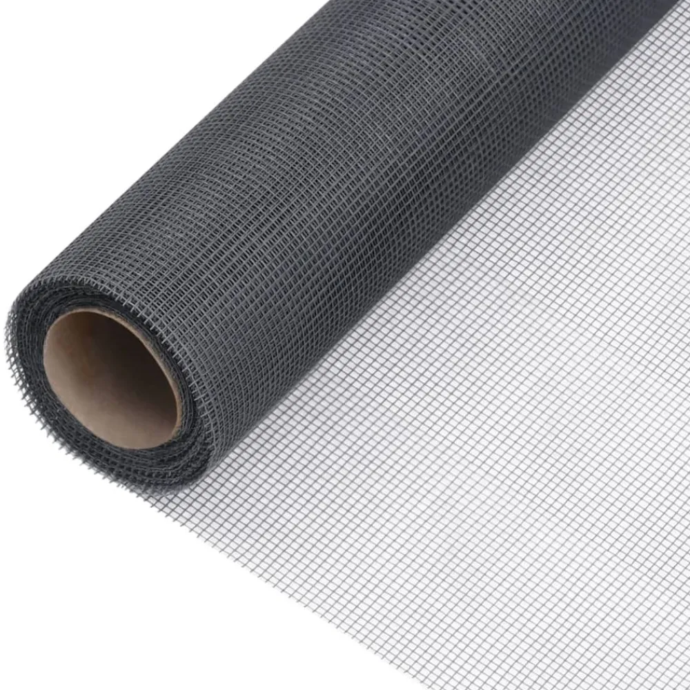 Maison Exclusive Brise-Vues, Bordures Et Dallages | - Écran en treillis fibre de verre 112x2000 cm gris