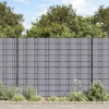 Maison Exclusive Brise-Vues, Bordures Et Dallages | - Écrans d'intimité de jardin 4 pcs pvc 35x0,19 m gris clair mat