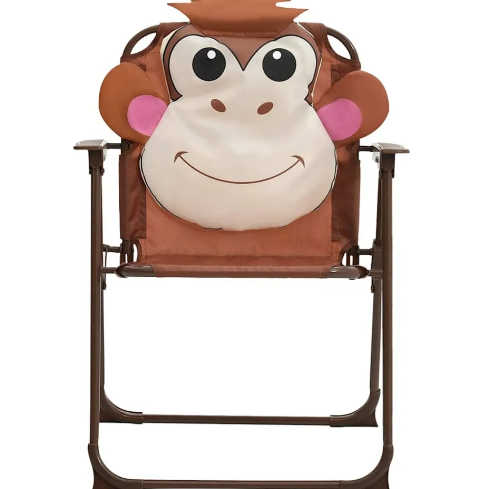 Maison Exclusive Mobilier Pour Enfants | - Ensemble de bistro avec parasol pour enfants 3 pcs marron
