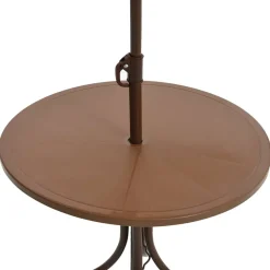 Maison Exclusive Mobilier Pour Enfants | - Ensemble de bistro avec parasol pour enfants 3 pcs marron