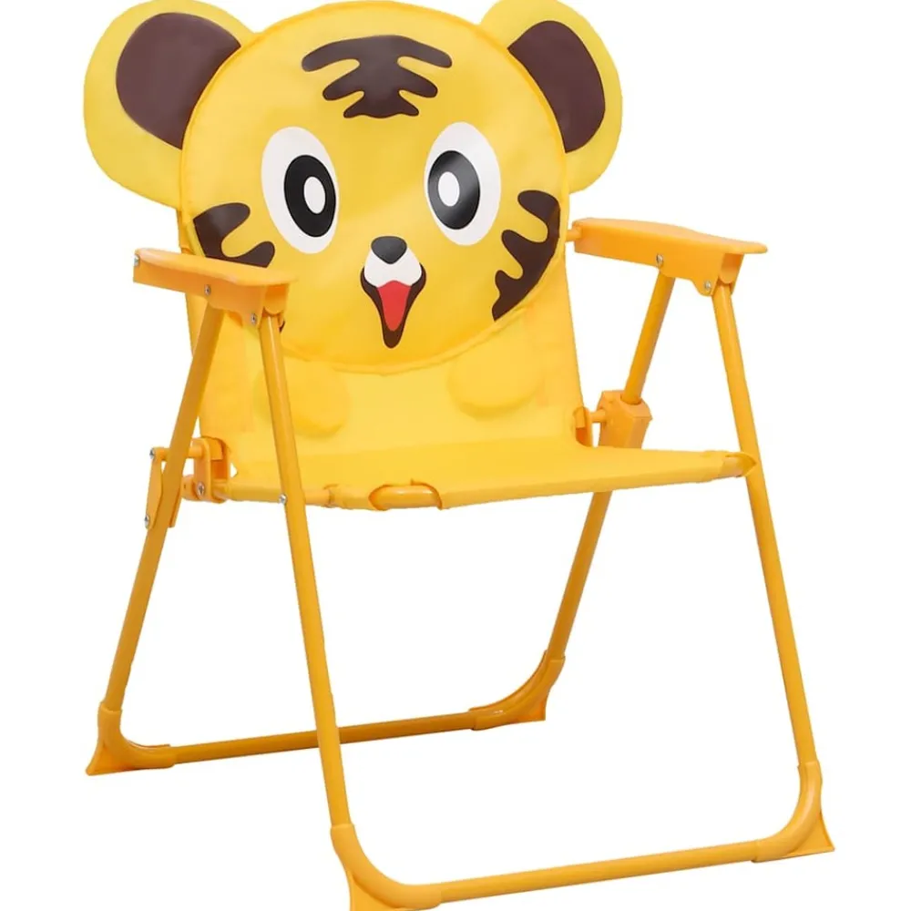 Maison Exclusive Mobilier Pour Enfants | - Ensemble de bistro avec parasol pour enfants 3 pcs jaune