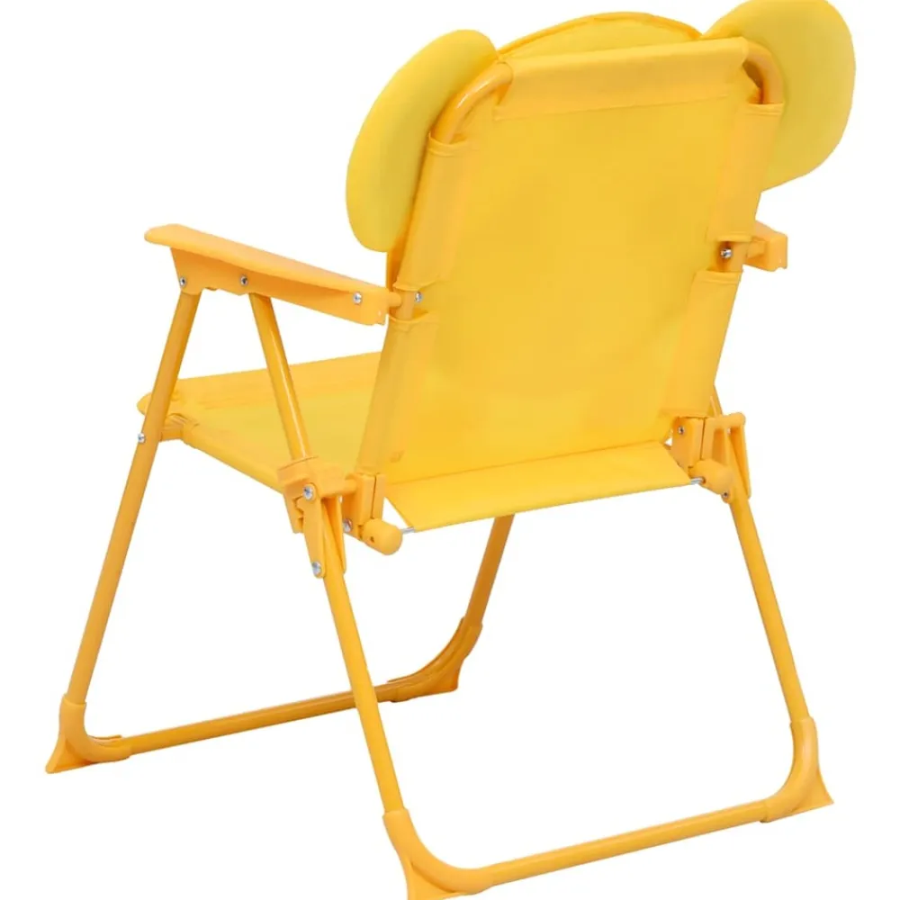 Maison Exclusive Mobilier Pour Enfants | - Ensemble de bistro avec parasol pour enfants 3 pcs jaune