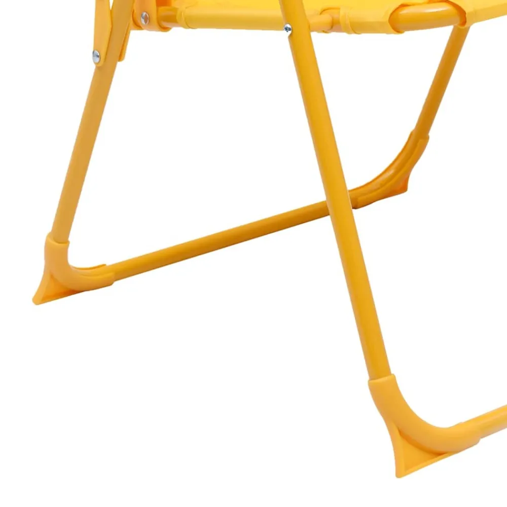 Maison Exclusive Mobilier Pour Enfants | - Ensemble de bistro avec parasol pour enfants 3 pcs jaune