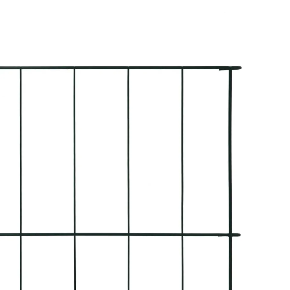 Maison Exclusive - Ensemble de clôture de jardin 115x79 cm vert Discount