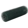 Maison Exclusive Brise-Vues, Bordures Et Dallages | - Grillage acier avec revêtement en pvc 25x0,5 m vert