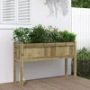 Maison Exclusive - Jardinière avec pieds 110x31x70 cm bois de pin imprégné Discount