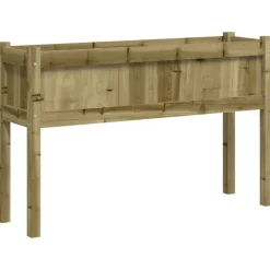 Maison Exclusive - Jardinière avec pieds 110x31x70 cm bois de pin imprégné Discount