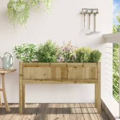 Maison Exclusive - Jardinière avec pieds 110x31x70 cm bois de pin imprégné Discount
