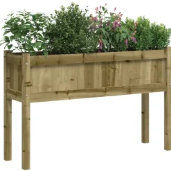 Maison Exclusive - Jardinière avec pieds 110x31x70 cm bois de pin imprégné Discount