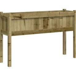 Maison Exclusive - Jardinière avec pieds 110x31x70 cm bois de pin imprégné Discount