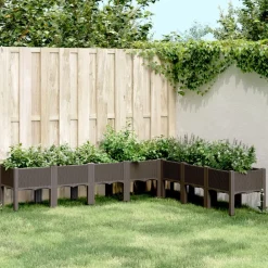 Maison Exclusive - Jardinière avec pieds marron 200x160x42 cm pp Clearance