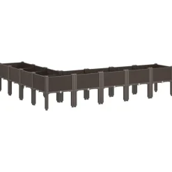 Maison Exclusive - Jardinière avec pieds marron 200x160x42 cm pp Clearance