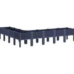Maison Exclusive Pots, Jardinières Et Carrés Potagers | - Jardinière avec pieds bleu gris 200x160x42 cm pp