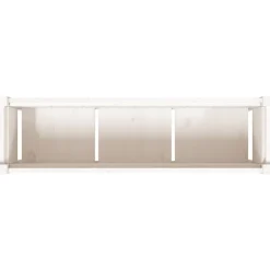 Maison Exclusive - Jardinières avec pieds blanc 110x31x70 cm bois de pin massif Sale