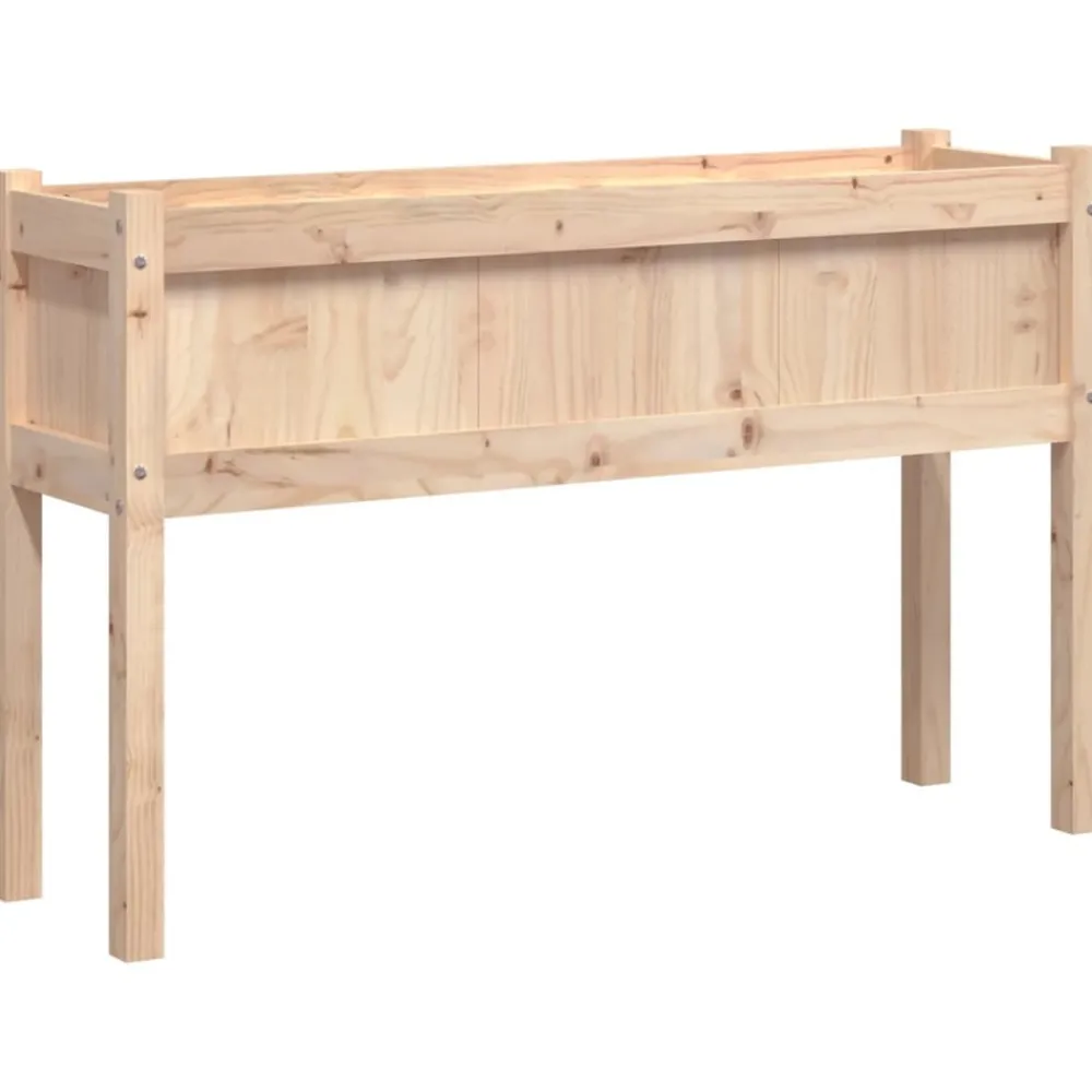 Maison Exclusive - Jardinières avec pieds 110x31x70 cm bois de pin massif New